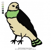 Bird Embroidery Design 11
